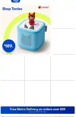 BIG W Tonies offer