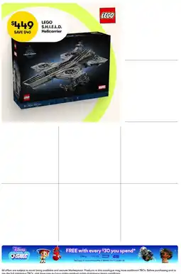 BIG W LEGO S.H.I.E.L.D. Helicarrier offer