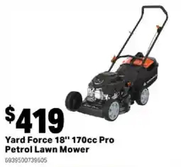 Mitre 10 Yard Force 18" 170cc Pro Petrol Lawn Mower offer
