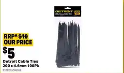 Mitre 10 Detroit Cable Ties offer