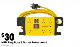 Mitre 10 HPM Plug Boss 6 Outlet Powerboard offer