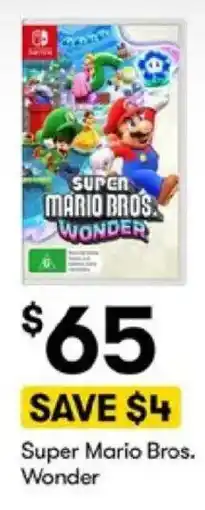 BIG W Super Mario Bros. Wonder offer