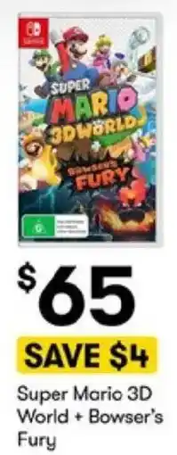 BIG W Super Mario 3D World + Bowser's Fury offer