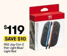 BIG W NS2 Joy-Con 2 Pair Light Blue/Light Red offer