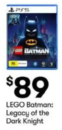 BIG W LEGO Batman: Legacy of the Dark Knight offer