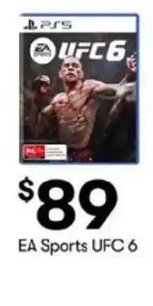 BIG W EA Sports UFC 6 offer