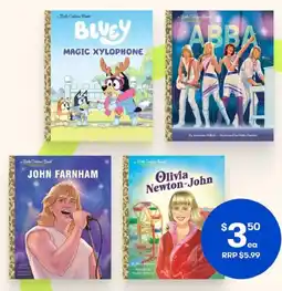 BIG W a Little Golden Book Biography offer