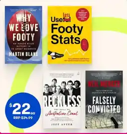 BIG W Less Useful Footy Stats offer