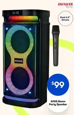BIG W AIWA Boom Party Speaker offer