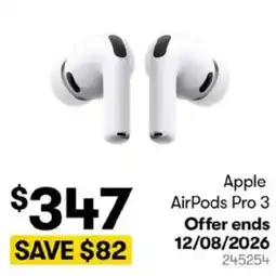 BIG W Apple AirPods Pro 3 offer