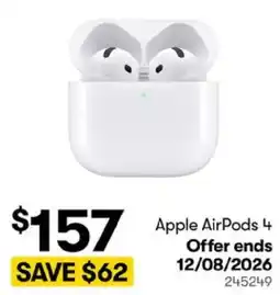 BIG W Apple AirPods 4 offer