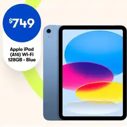 BIG W Apple iPad (A16) Wi-Fi 128GB - Blue offer