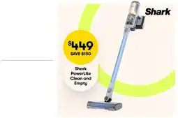 BIG W Shark PowerLite Clean and Empty offer