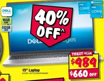 Dell 15" Laptop