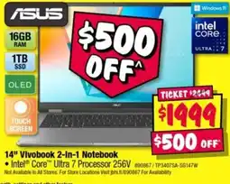 JB Hi-Fi Asus 14" Vivobook 2-In-1 Notebook offer