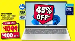JB Hi-Fi hp 15" Notebook offer
