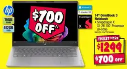 JB Hi-Fi HP 14" OmniBook 3 Notebook offer