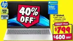 JB Hi-Fi hp 15" Notebook offer