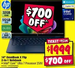 JB Hi-Fi hp 14" OmniBook X Flip 2-in-1 Notebook offer