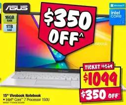 JB Hi-Fi ASUS Vivobook Notebook offer