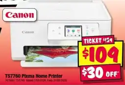JB Hi-Fi Canon TS7760 Pixma Home Printer offer