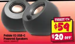 JB Hi-Fi Creative Pebble V3 USB-C Powered Speakers offer