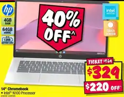 JB Hi-Fi hp 14" Chromebook offer