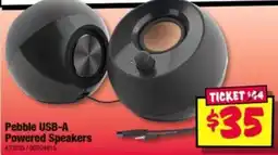JB Hi-Fi Pebble USB-A Powered Speakers offer