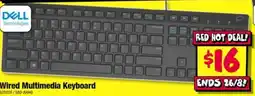 JB Hi-Fi Dell Technologies Wired Multimedia Keyboard offer