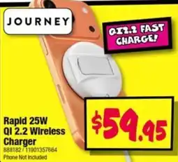 JB Hi-Fi Journey Rapid 25W Qi 2.2 Wireless Charger offer