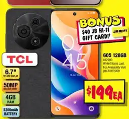 JB Hi-Fi TCL 605 offer