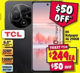 JB Hi-Fi TCL 6.8" Nxtpaper offer