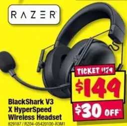 JB Hi-Fi Razer BlackShark V3 X HyperSpeed Wireless Headset offer