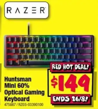 Razer Huntsman Mini 60% Optical Gaming Keyboard