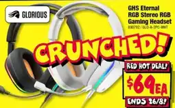 JB Hi-Fi Glorious GHS Eternal RGB Stereo RGB Gaming Headset offer