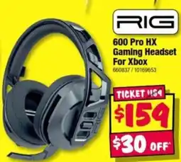 JB Hi-Fi Rig 600 Pro HX Gaming Headset For Xbox offer