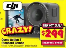 JB Hi-Fi DJI Osmo Action 4 Standard Combo offer