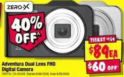 JB Hi-Fi Adventura Dual Lens FHD Digital Camera offer