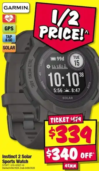 Garmin Instinct 2 Solar Sports Watch