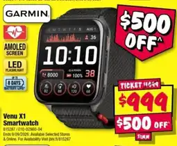 JB Hi-Fi Garmin Venu X1 Smartwatch offer