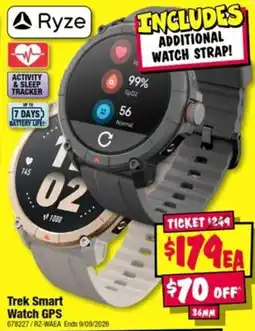 JB Hi-Fi Ryze Trek Smart Watch GPS offer