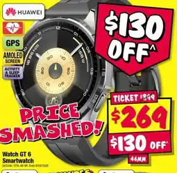 JB Hi-Fi Huawei Watch GT 6 Smartwatch offer