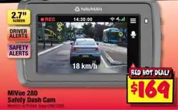 JB Hi-Fi Navman MiVue 280 Safety Dash Cam offer