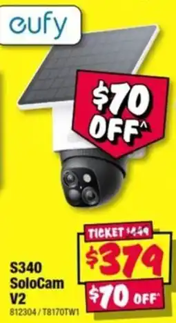 JB Hi-Fi eufy S340 SoloCam V2 offer