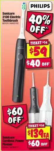 JB Hi-Fi Philips Sonicare 2100 Electric Toothbrush offer