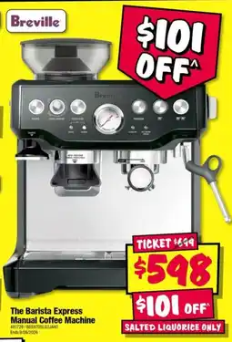JB Hi-Fi Breville The Barista Express Manual Coffee Machine offer