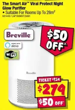 JB Hi-Fi Breville Smart Air Viral Protect Night Glow Purifier offer