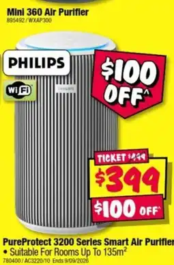 JB Hi-Fi Philips Mini 360 Air Purifier offer