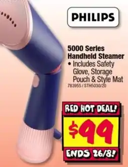 JB Hi-Fi Philips 5000 Series Handheld Steamer offer