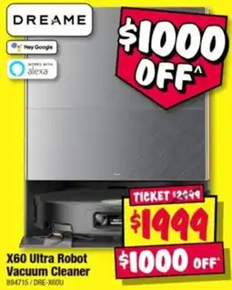JB Hi-Fi Dreame X60 Ultra Robot Vacuum Cleaner offer